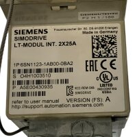 Siemens SIMODRIVE 6SN1123-1AB00-0BA2 LT-MODUL