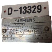 Siemens 2CH4 002 Zentrale Trockenabsaugung