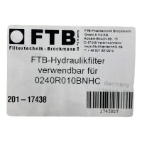 FTB 201-17438 Filter Hydraulikfilter für 0240R010BNHC