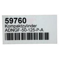 FESTO ADNGF-50-125-P-A Kompaktzylinder