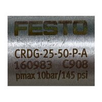 FESTO CRDG-25-50-P-A 160983 Normzylinder Zylinder