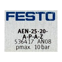 FESTO AEN-25-20-A-P-A-Z 536417 Normzylinder Zylinder