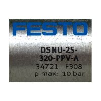FESTO DSNU-25-320-PPV-A 34721 Normzylinder Zylinder