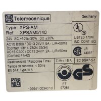 Telemecanique XPS-AM YPSAM5140 Sicherheitsrelais Relais