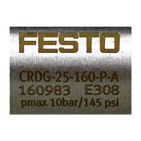 FESTO CRDG-25-160-P-A 160983 Normzylinder Zylinder