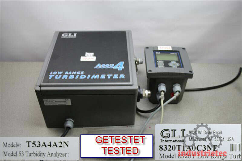 GLI turbidity analyzer T53A4A2N 8320T1A0C3NE 8320T Low Range turbidit