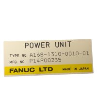 FANUC A16B-1310-0010-01 Power Unit