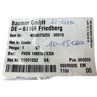 Baumer FHDK14N5101/S35A Reflexions-Lichttaster Sensor