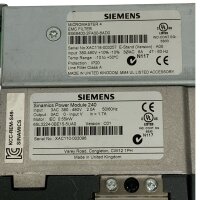 Siemens SINAMICS Control Unit 6SL3244-0BA20-1FA0 6SL3224-0BE15-5UA0