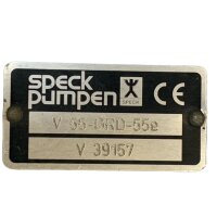 SPECK PUMPEN V 55-CRD-55e Vakuumpumpe Pumpe