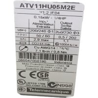 Telemecanique Altivar 11 ATV11HU05M2E Frequenzumrichter 0,18kW