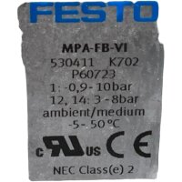 Festo MPA-FB-VI 530411 VMPA-FB-EPL-GU 533372 Ventilinsel