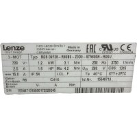 Lenze MCS09F38-RS0B0-Z0D0-St5S00N-R0SU Servomotor