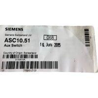 Siemens ASC10.51 Hilfschalter für Stellantriebe