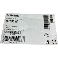 Siemens GIB336.1E Luftklappen-Drehantrieb