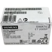 Siemens SIMATIC ET 200SP CPU 1512SP-1 PN