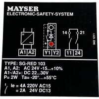 MAYSER SG-RED 103 Control Unit