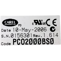 Carel PC02000BS0 Speicherprogrammierbare Steuerung