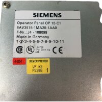 Siemens COROS OP15 6AV3515-1MA20-1AAA0 Operator Panel OP 15-C1