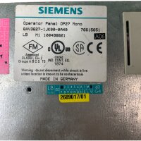 Siemens SIMATIC OP27 6AV3627-1JK00-0AX0 Operator Panel