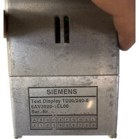 Siemens TD20/240-8 Text-Display Modul 6AV3020-1EL00