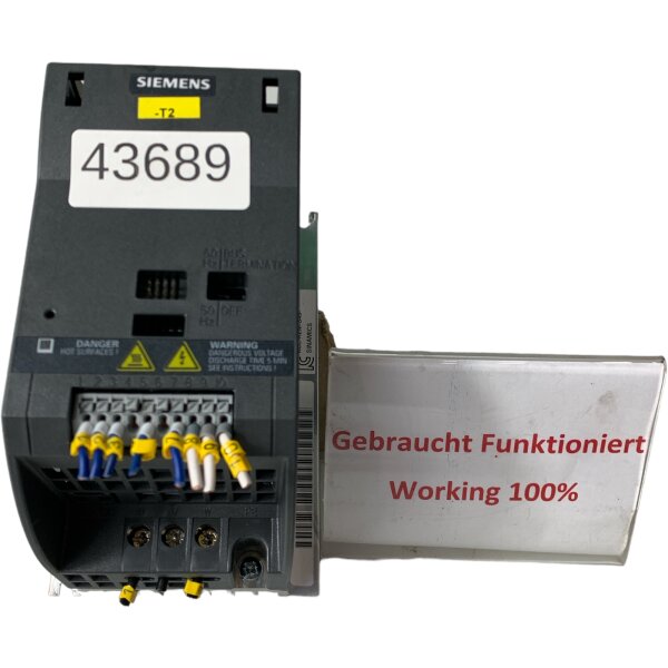 Siemens Sinamics G110 CPM110 6SL3211-0AB11-2BA1 Frequenzumrichter 0.12kW