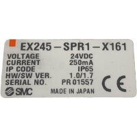 SMC EX245-SPR1-X161 Steuergerät