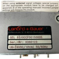 Lenord + Bauer GEL 8310CCF0015000S Bedienterminal Panel