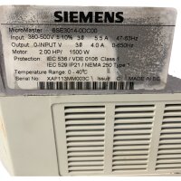 Siemens SIMOVERT MICRO MASTER 6SE3014-0DC00