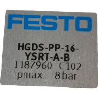 FESTO HGDS-PP-16-YSRT-A-B 1187960 Schwenk-Greifeinheit