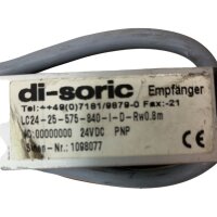 di-soric LC24-25-575-840-I-D-Rw0.8m Lichtschranke Empfänger