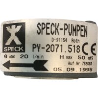 Speck Pumpen PY-2071-518 Wasserpumpe Pumpe