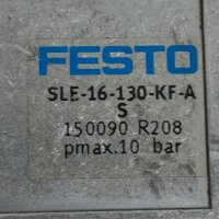 FESTO SLE-16-130-KF-A S 150090 Doppelkolbenzylinder Zylinder