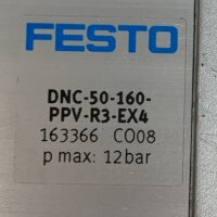 FESTO DNC-50-160-PPV-R3-EX4 Normzylinder...