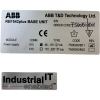 ABB REF542plus Base unit Bedienpanel
