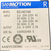 SANYO DENKI SanMotion RS1A01AA Servo Amplifier