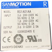 SANYO DENKI SanMotion RS1A01AA Servo Amplifier