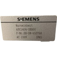 Siemens 6FK1404-0BB00 Warneinheit