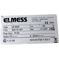 ELMESS eB-6000 Schutztemperaturbegrenzer