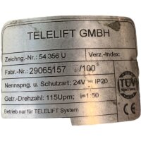 TELELIFT 29065157/100 Getriebemotor 54 356 U