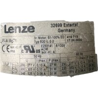 Lenze GSS04-2E HBR 071C32 Getriebemotor E82MV751_4B001