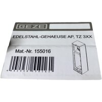 GEZE TZ 32x Edelstahl-Gehäuse, AP 155016