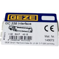 GEZE GC 338 Interface 143072