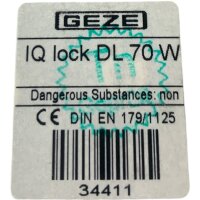 GEZE IQ lock DL Gegenkasten Rohrrahmentüren 152251