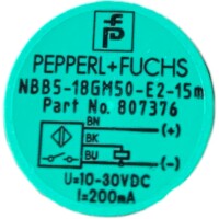 Pepperl Fuchs NBB5-18GM50-E2-15M Induktiver Sensor 807376