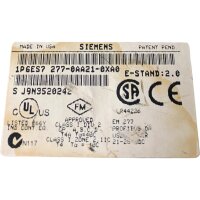 SIEMENS 1P6ES7 277-0AA21-0XA0 PROZESSOR