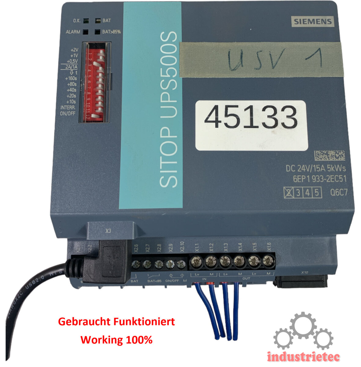 Siemens SITOP UPA500S 6EP1933-2EC51 Power Supply, 220,00