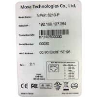 MOXA NPort 5210-P Ethernet programmierbares...