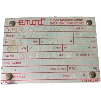 Emod ECB345763-70 F751 Servomotor BLTD1A4