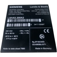 Siemens Landis& Staefa LMV52.200A2 Feuerungsautomat...